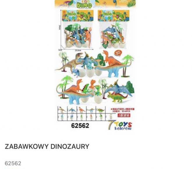 Zabawkowy 62562 Mix KOLOR   1