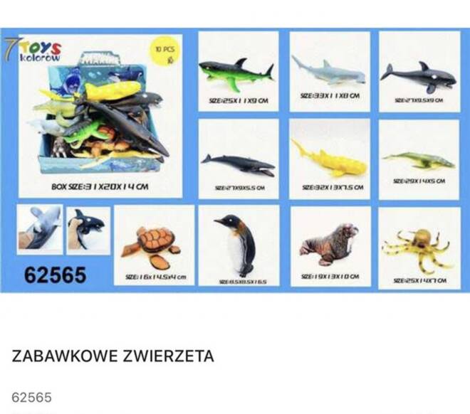 Zabawkowy 62565 Mix KOLOR  