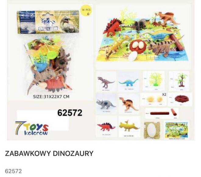 Zabawkowy 62572 Mix KOLOR  