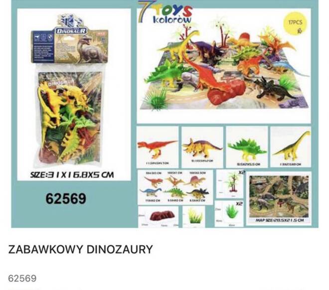 Zabawkowy 62569 Mix KOLOR  