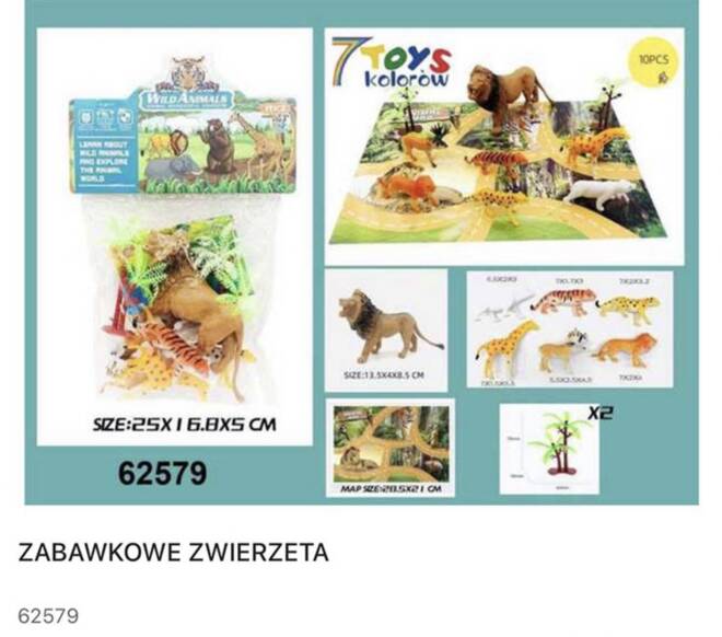 Zabawkowy 62579 Mix KOLOR   1