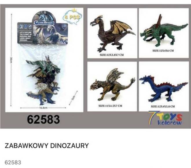 Zabawkowy 62583 Mix KOLOR  