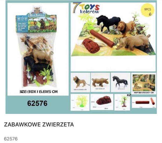 Zabawkowy 62576 Mix KOLOR   1