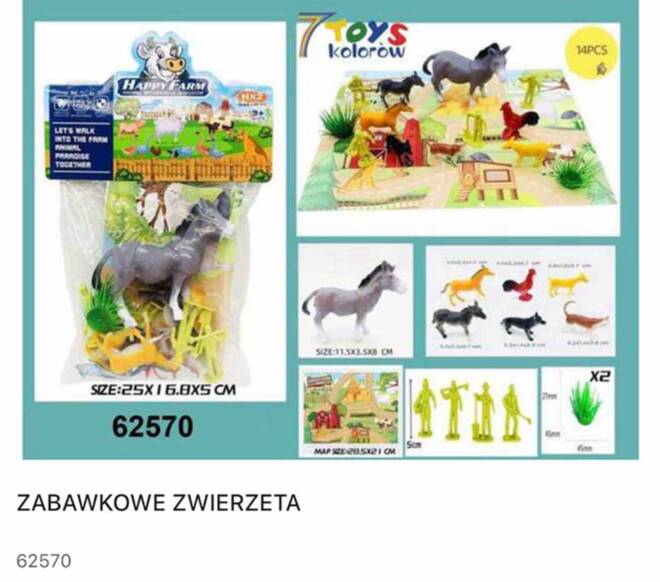 Zabawkowy 62570 Mix KOLOR   1