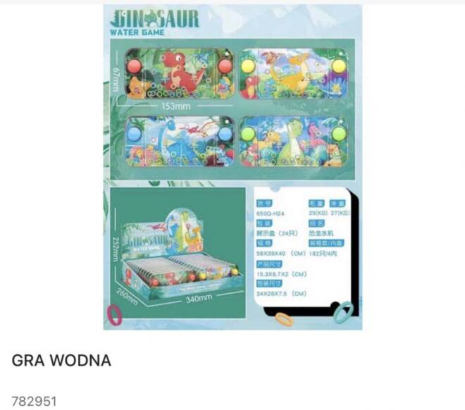 Gra wodna 782951 Mix KOLOR  