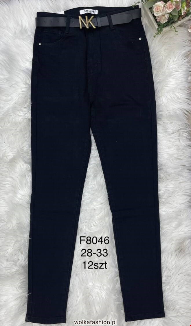 Jeansy damskie F8046 1 kolor  28-33