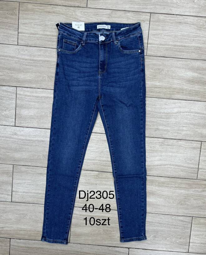Jeansy damskie DJ2305 1 kolor  40-48 1