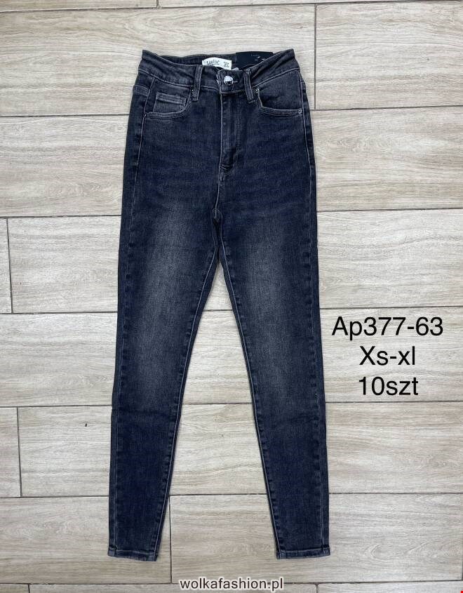 Jeansy damskie AP377-63 1 kolor  XS-XL