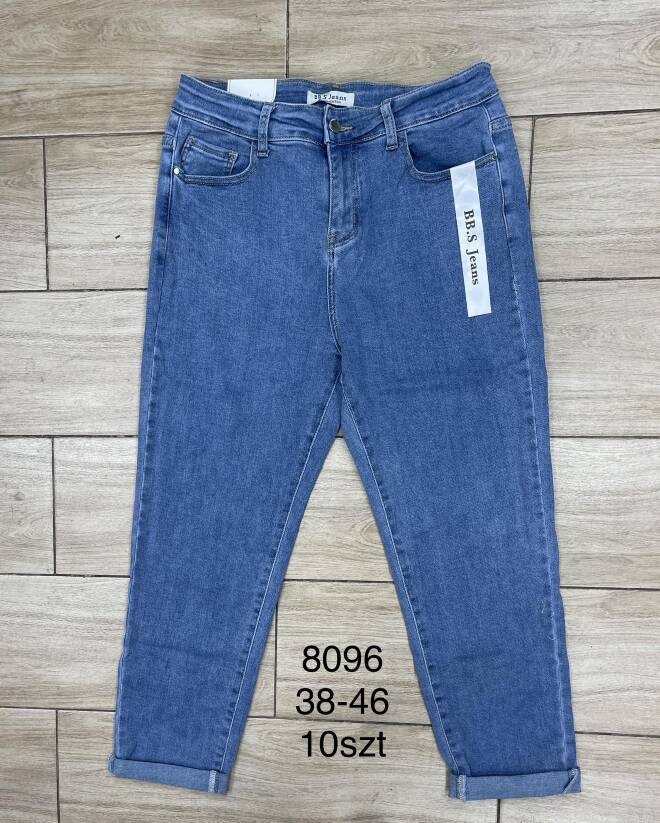 Jeansy damskie 8096 1 kolor  38-46