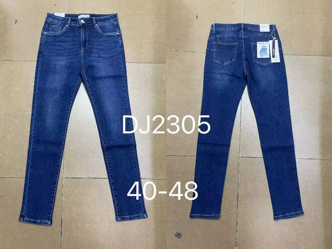 Jeansy damskie DJ2305 1 kolor  40-48 1