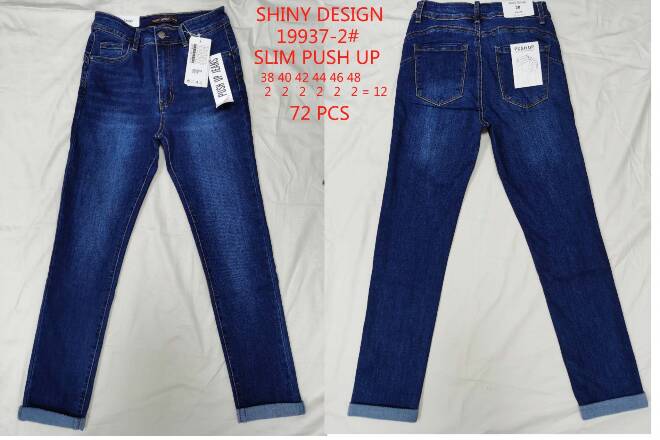 Jeansy damskie 19937-2 1 kolor  38-48