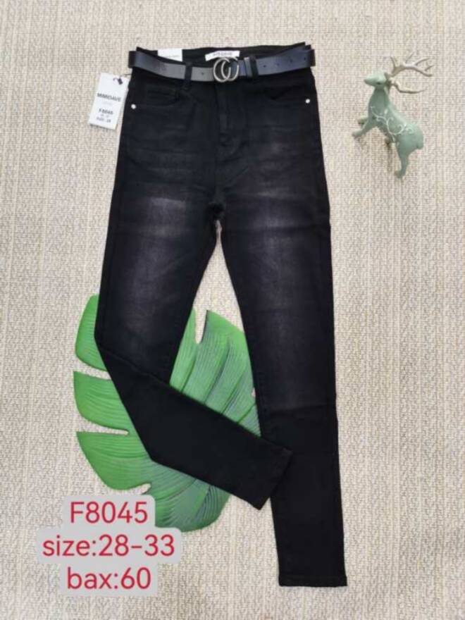 Jeansy damskie F8045 1 kolor  28-33