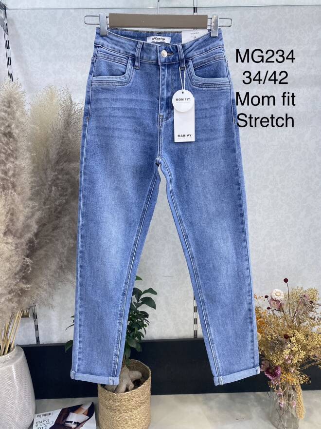 Jeansy damskie MG234 1 kolor  34-42