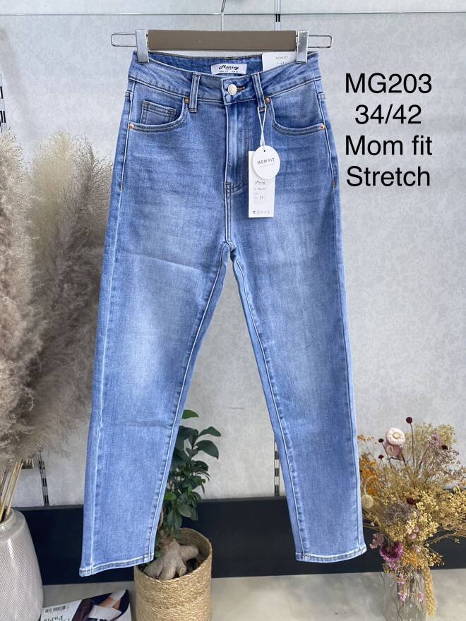 Jeansy damskie MG203 1 kolor  34-42