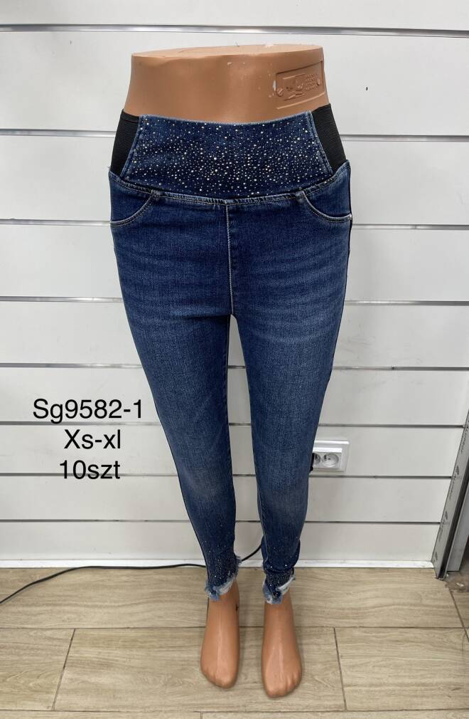 Jeansy damskie SG9582-1 1 kolor  XS-XL 1