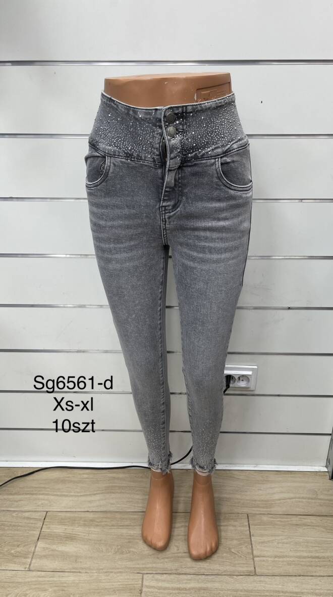 Jeansy damskie SG6561-D 1 kolor  XS-XL 1