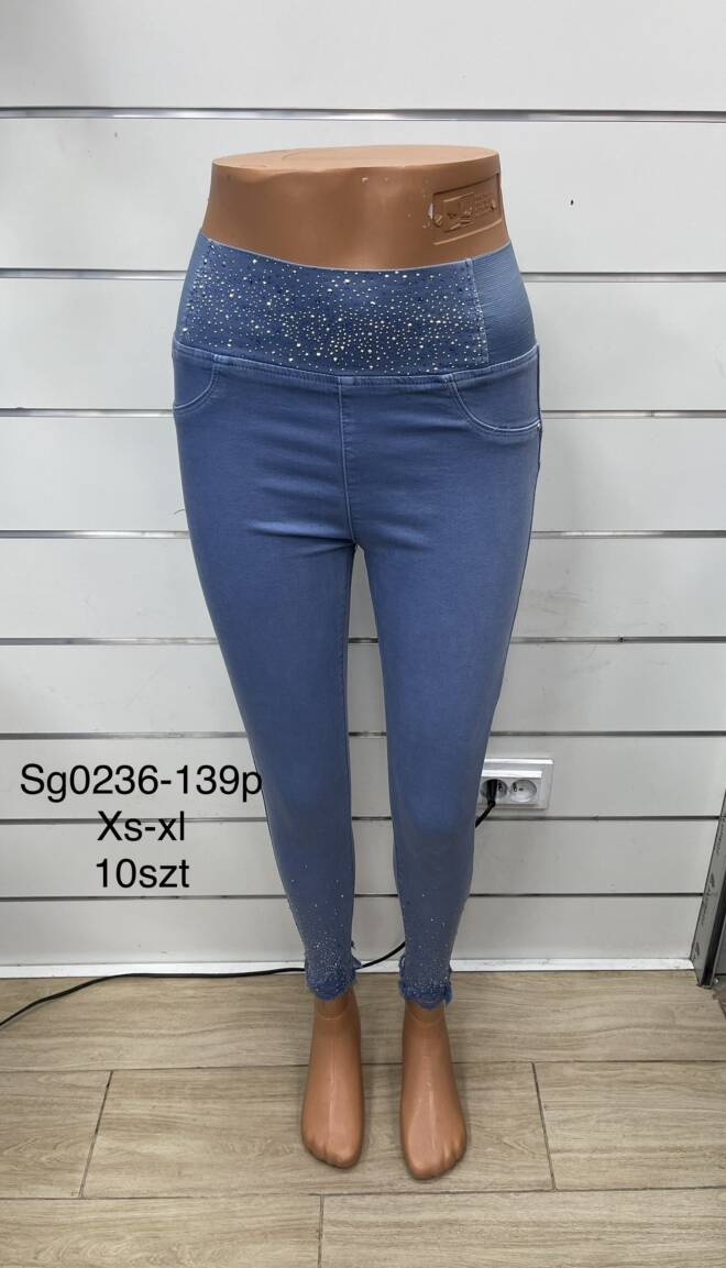 Jeansy damskie SG0236-139 1 kolor  XS-XL