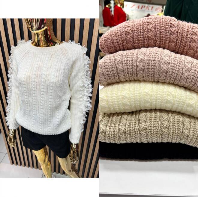 Sweter damskie 2905 Mix KOLOR  Standard (Towar Tureckie) 1