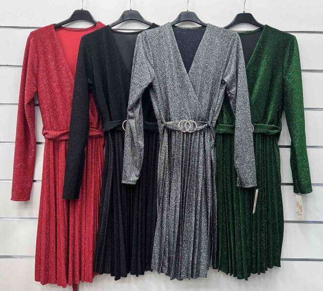 Sukienka damskie 2913 Mix KOLOR  Standard (Towar Włoskie) 1