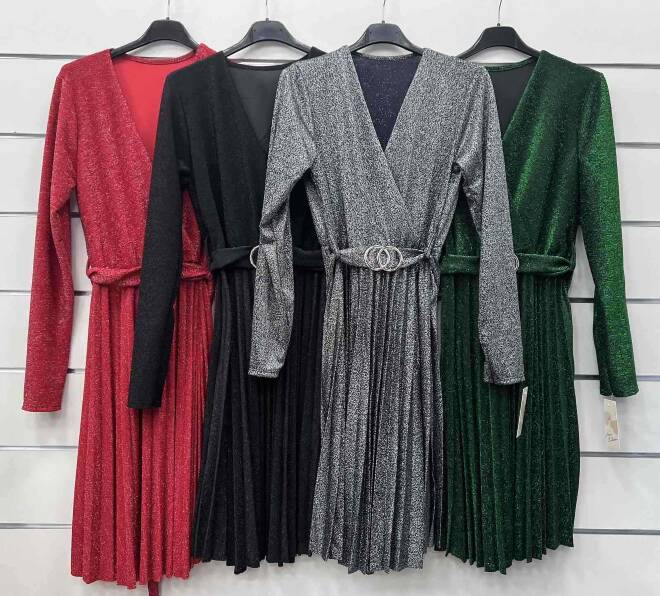 Sukienka damskie 2915 Mix KOLOR  Standard (Towar Włoskie)