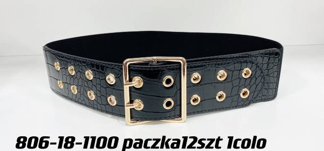 Pasek damskie 806-18 1 kolor  Standard (Towar Tureckie)