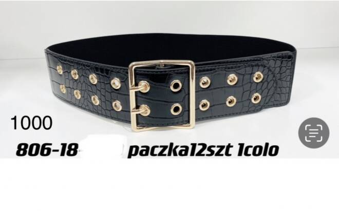 Pasek damskie 806-18 1 kolor  Standard (Towar Tureckie)
