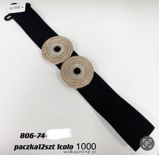 Pasek damskie 806-74 1 kolor  Standard (Towar Tureckie)