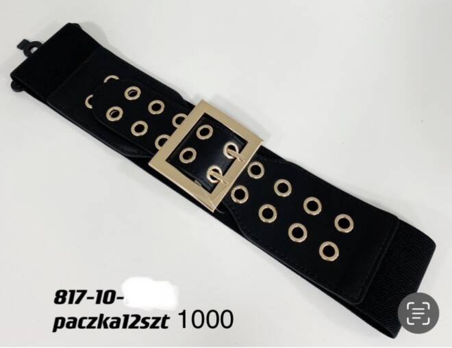 Pasek damskie 817-10 1 kolor  Standard (Towar Tureckie)