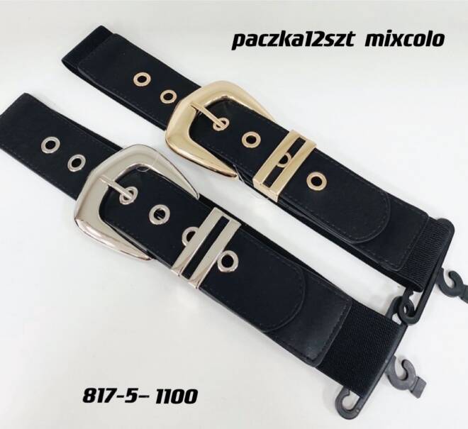 Pasek damskie 817-5 1 kolor  Standard (Towar Tureckie)