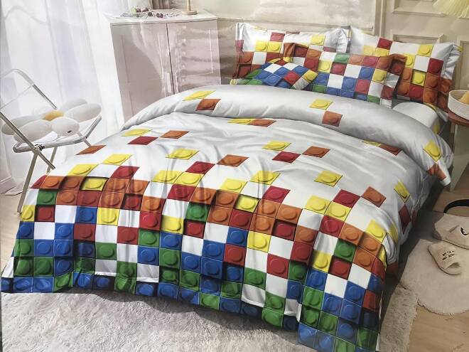 Komplet pościeli 3 części 2984 1 kolor  160x200cm