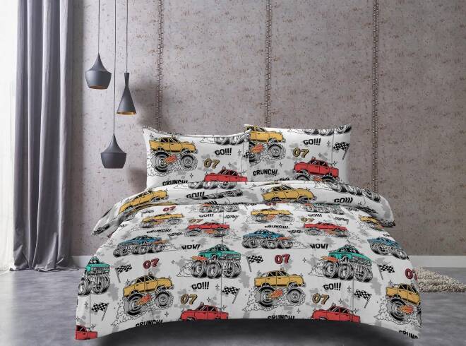 Komplet pościeli 3 części 3003 1 kolor  160x200cm