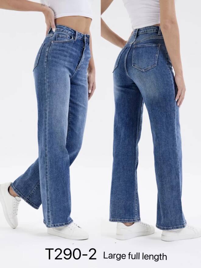 Jeansy damskie T290-2 1 kolor  34-42