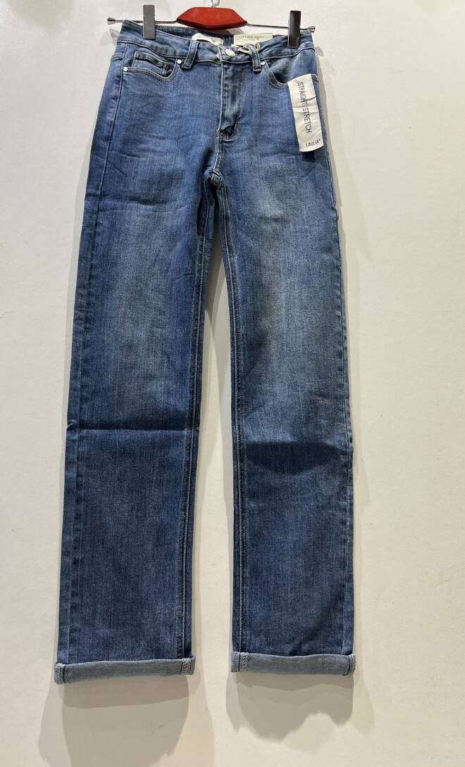 Jeansy damskie 3037 1 kolor  34-42