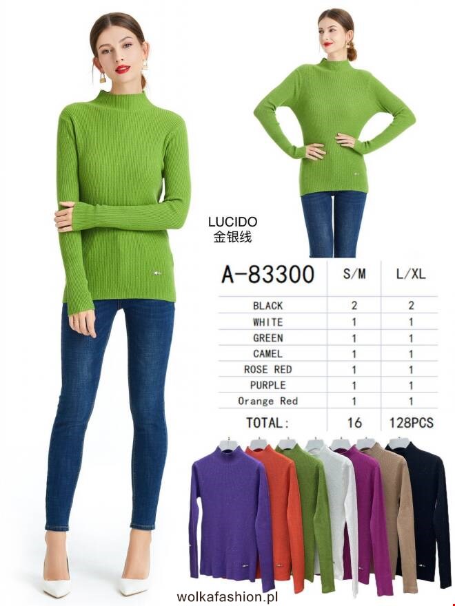Sweter damskie A-83300 Mix KOLOR  S/M-L/XL