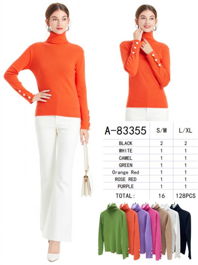 Sweter damskie A-83355 Mix KOLOR  S/M-L/XL 1
