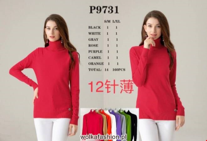 Sweter damskie P9731 Mix KOLOR  S/M-L/XL