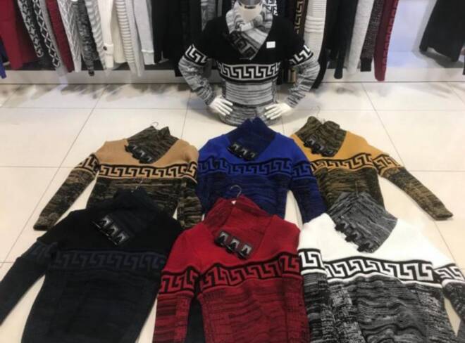 Sweter meskie 3081 1 kolor  M-3XL (Towar Tureckie)