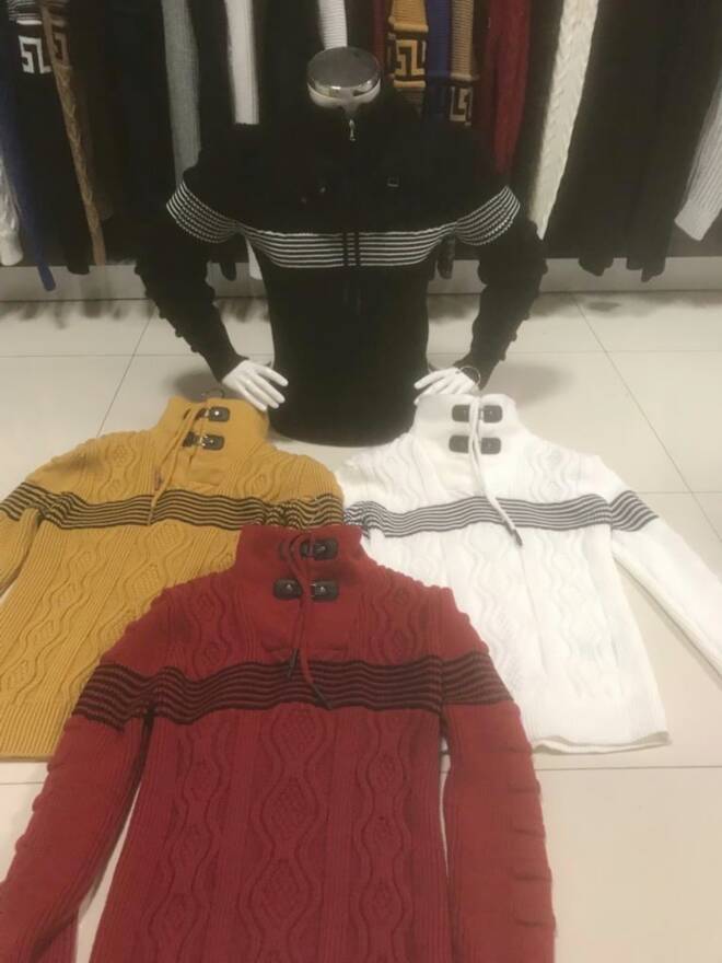 Sweter meskie 3084 1 kolor  M-3XL (Towar Tureckie)
