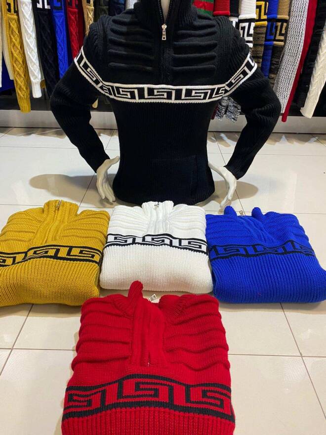 Sweter meskie 3086 1 kolor  M-3XL (Towar Tureckie) 1