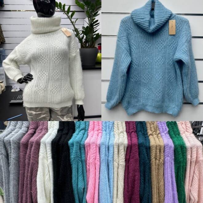 Sweter damskie 4097 1 kolor  Standard (Towar Włoskie) 1