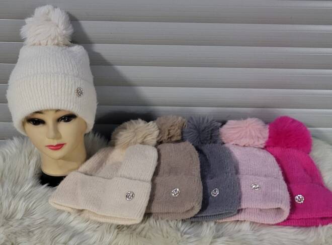 Czapka damskie 8480 Mix KOLOR  Standard 1