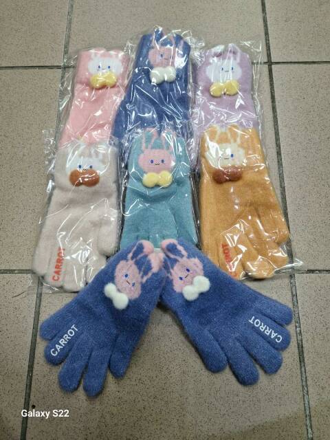 Rękawiczki damskie 8726 Mix kolor Standard (Towar Ploskie)