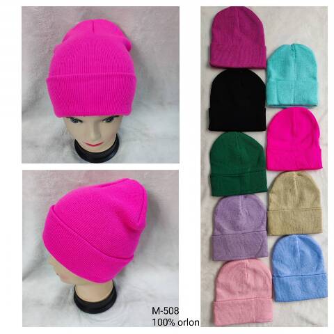  Czapka damska zimowa 8746 Mix kolor Standard (Towar Ploskie)