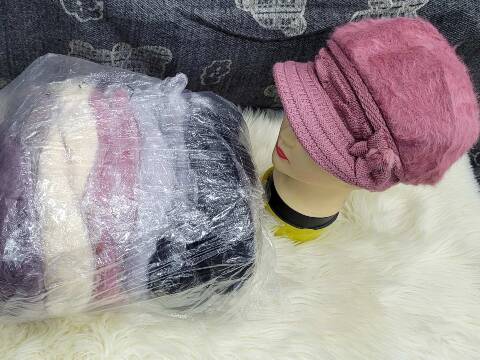  Czapka damska zimowa 8754 Mix kolor Standard (Towar Ploskie)