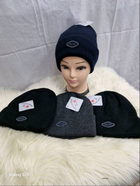 Czapka meska  zimowa 8771 Mix kolor Standard (Towar Ploskie)