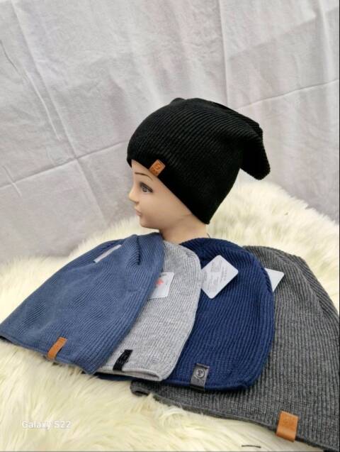 Czapka meska  zimowa 8775 Mix kolor Standard (Towar Ploskie) 1