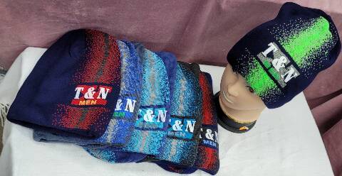 Czapka chłopięca zimowa 8776 Mix kolor Standard (Towar Ploskie) 1