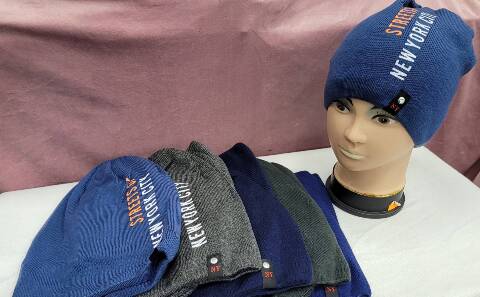 Czapka chłopięca zimowa 8777 Mix kolor Standard (Towar Ploskie)