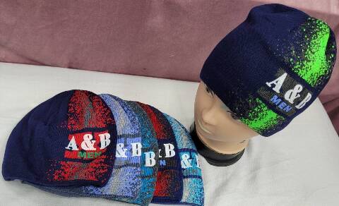 Czapka chłopięca zimowa 8780 Mix kolor Standard (Towar Ploskie) 1