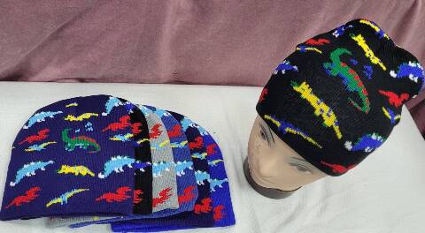 Czapka chłopięca zimowa 8783 Mix kolor Standard (Towar Ploskie) 1